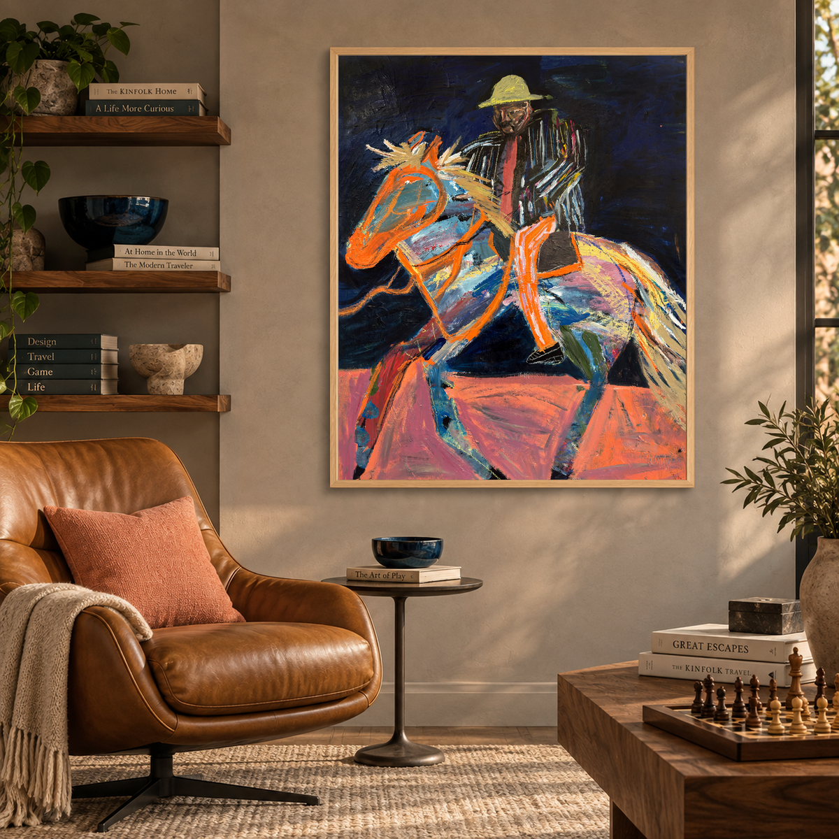 Crossing Paths - UNFRAMED CONTEMPORARY Original Painting