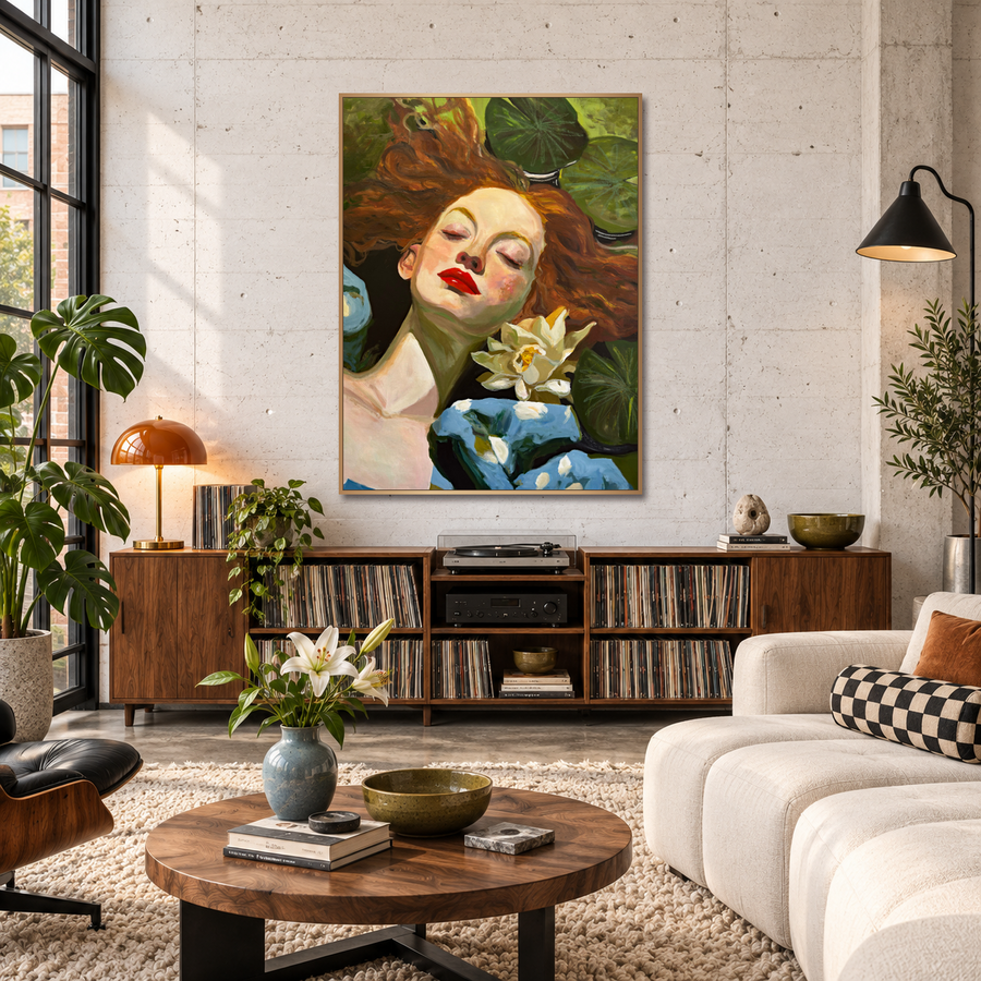 The Lily Lounge - Original Painting