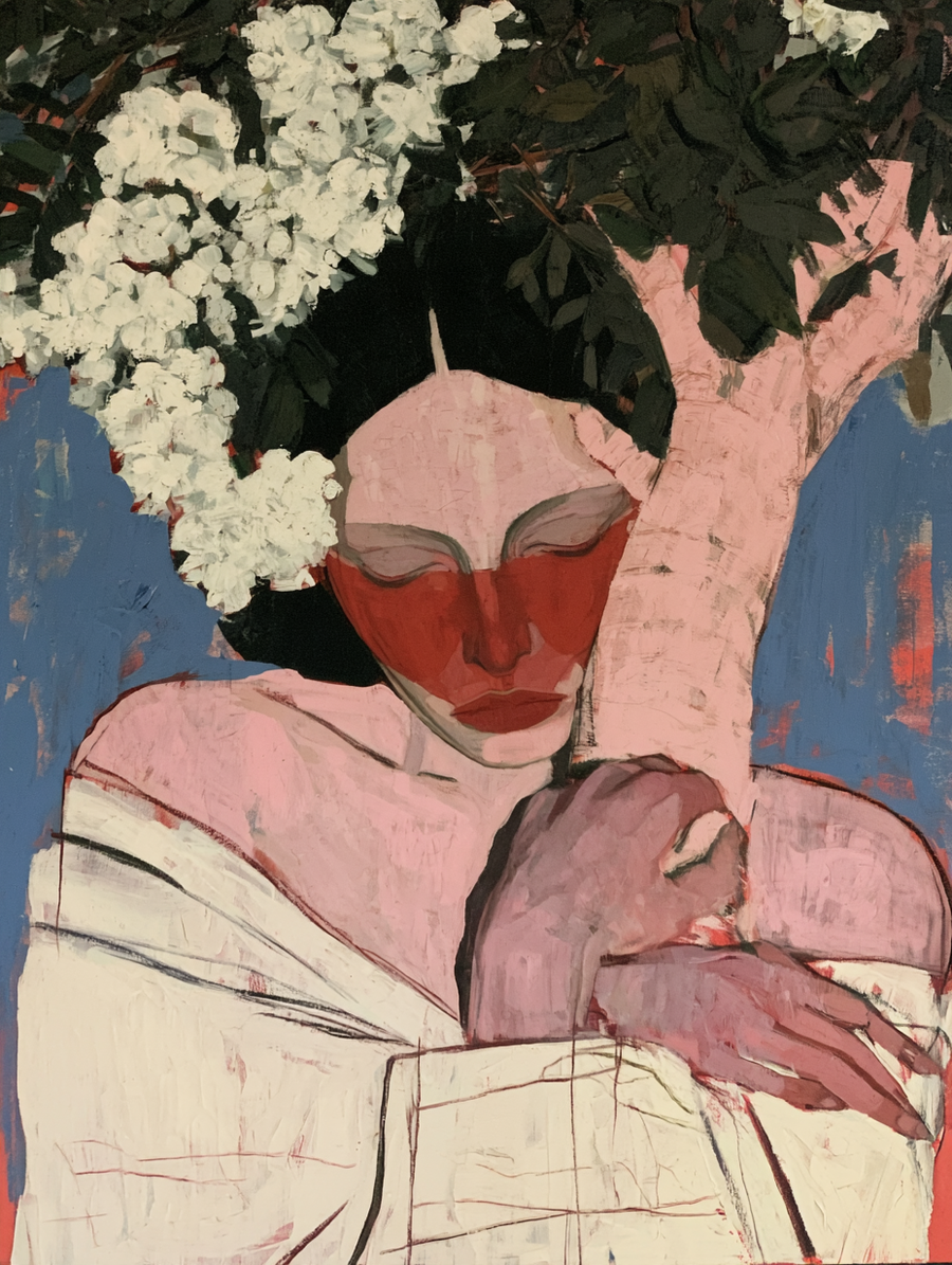 Blossom Embrace - Paper Print