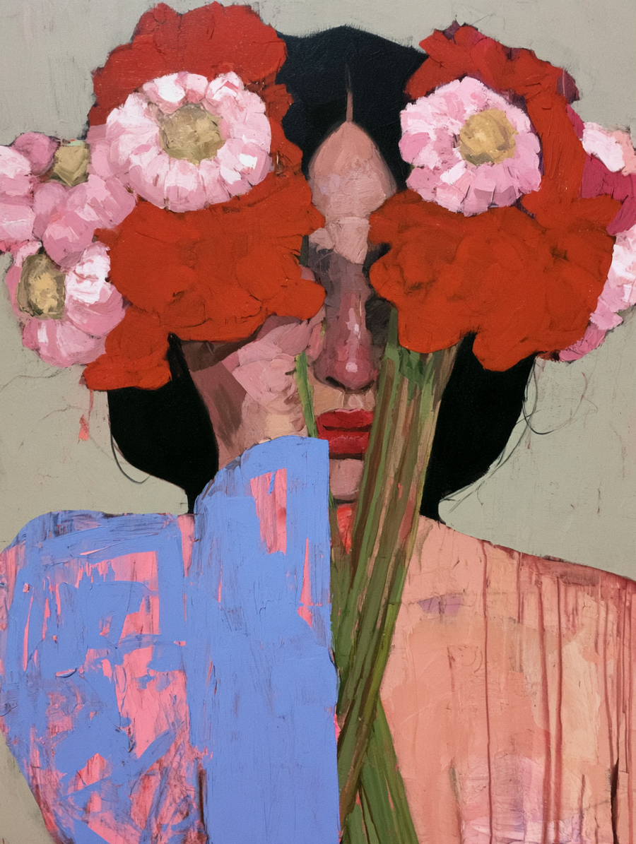 Petal Poise - Paper Print