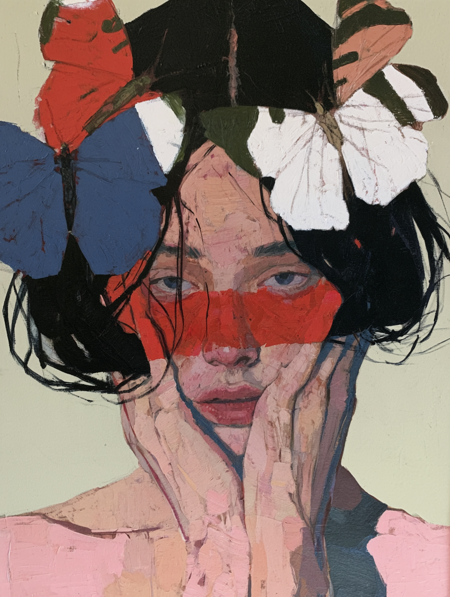 A Flutter of Thoughts - Paper Print
