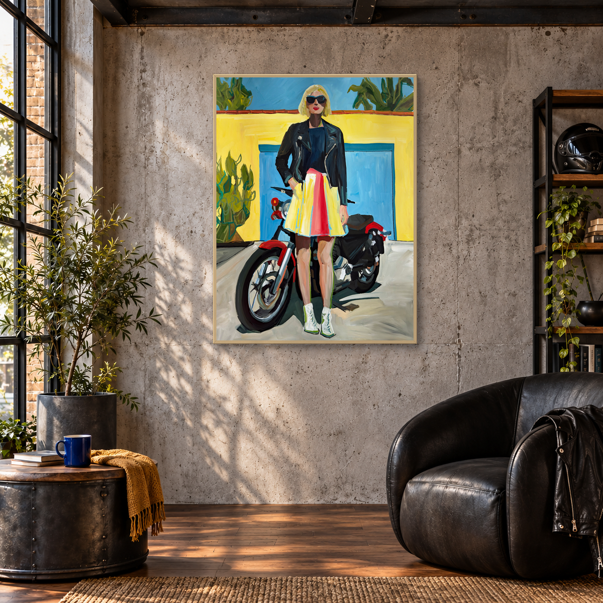 Motor Oil Mary - Original Painting