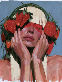 Strawberry Spell - Paper Print