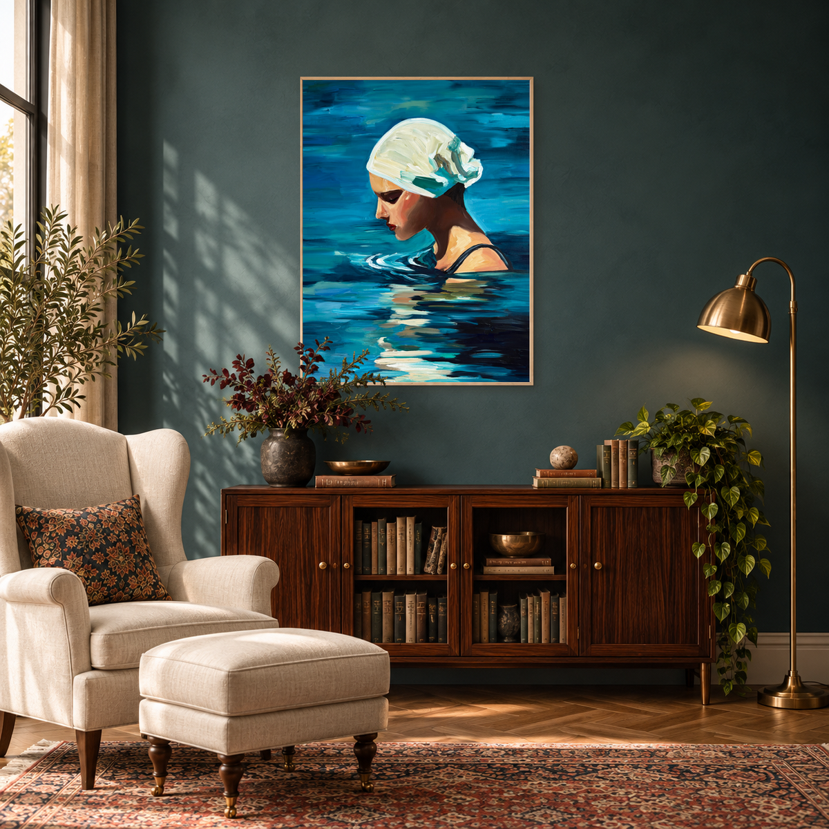 Dissolving Silhouette - Original Painting