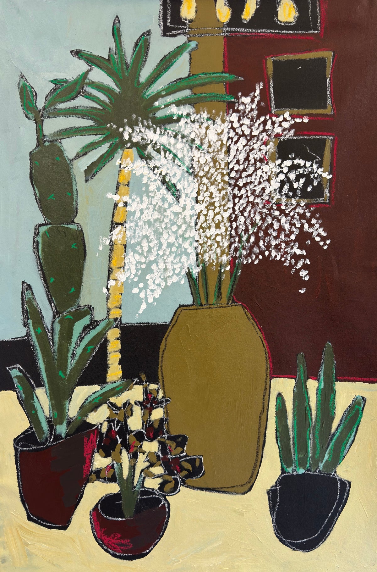 The Garden Inside - UNFRAMED CONTEMPORARY Original Painting