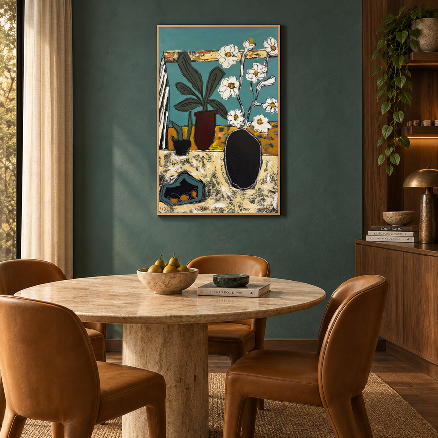 Windowsill Wilds - UNFRAMED CONTEMPORARY Original Painting