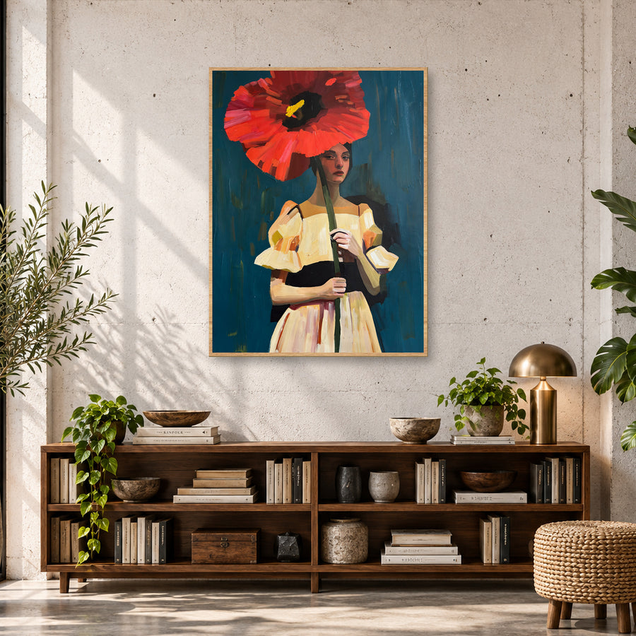 Poppy For Protection - Original Painting
