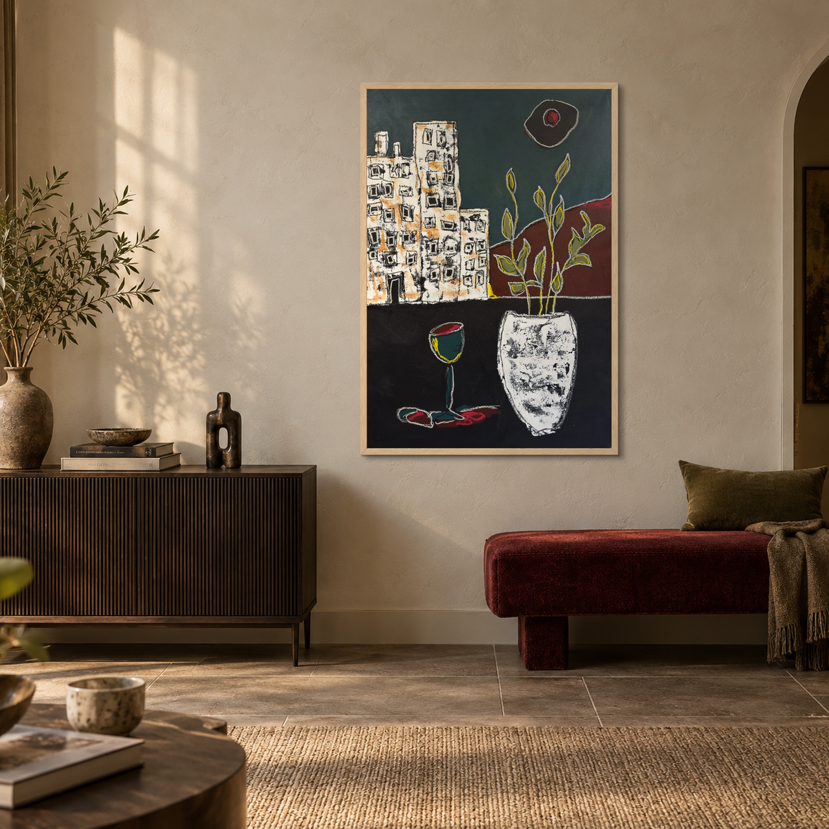 Urban Ritual - UNFRAMED CONTEMPORARY Original Painting