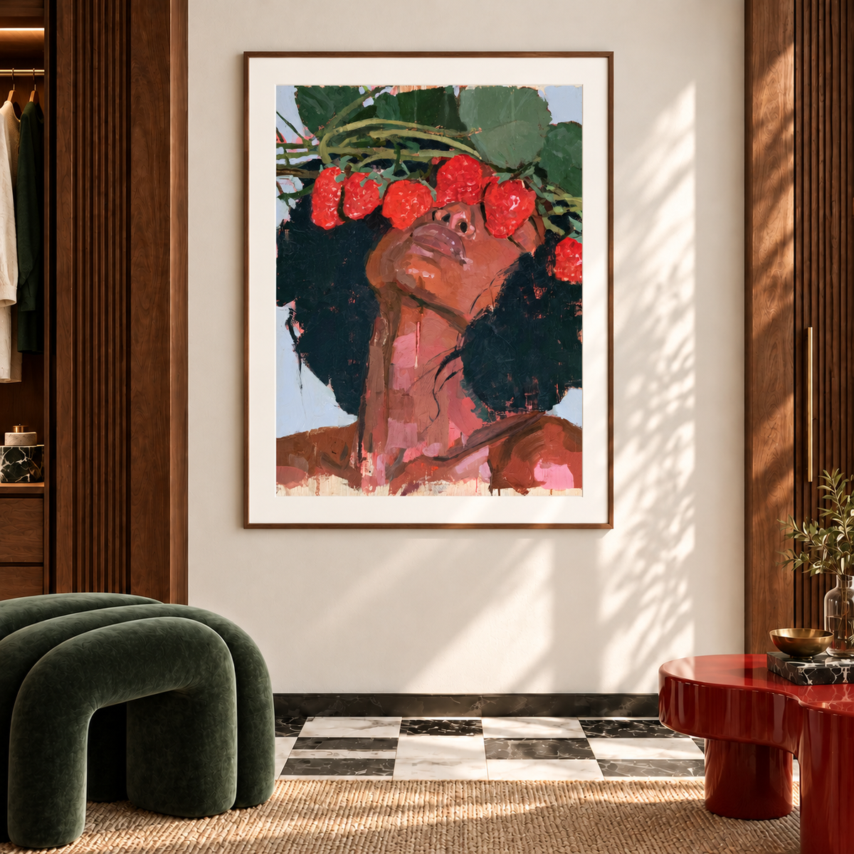 Strawberry Crown - Paper Print