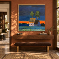 Sunset Aglow - UNFRAMED CONTEMPORARY Original Painting