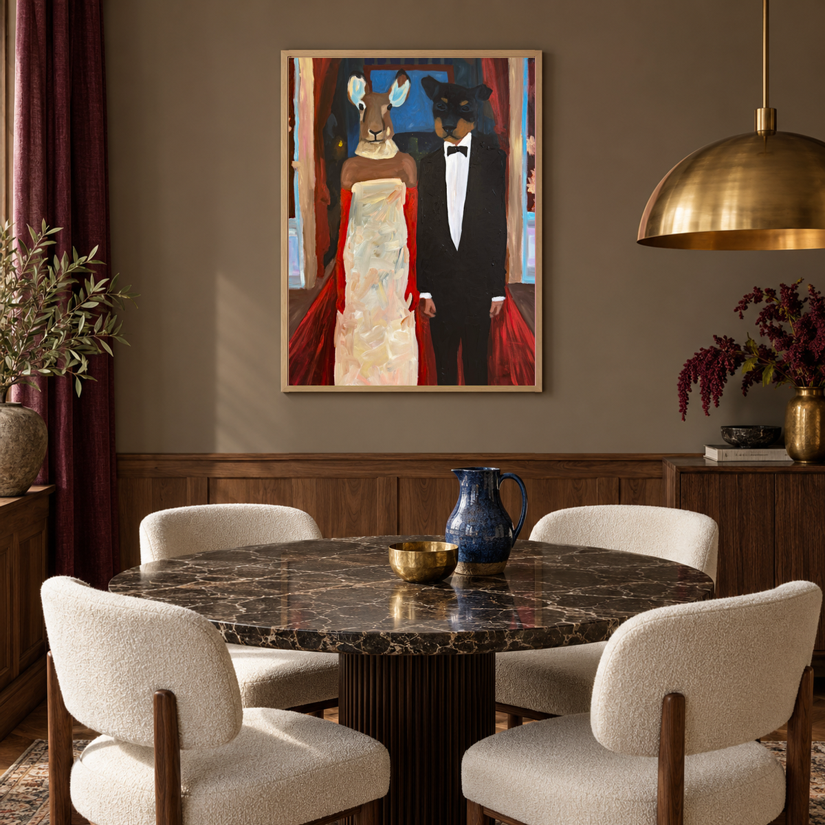 BG 22 - The Dress Code Said Animals - Original Painting