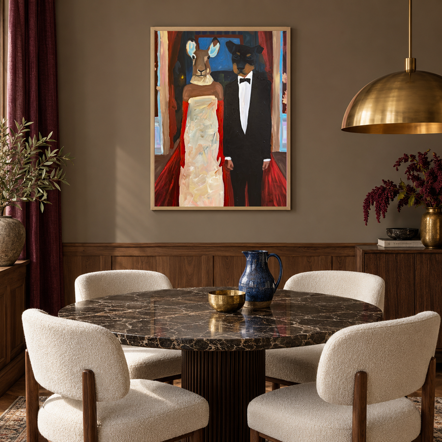 BG 22 - The Dress Code Said Animals - Original Painting