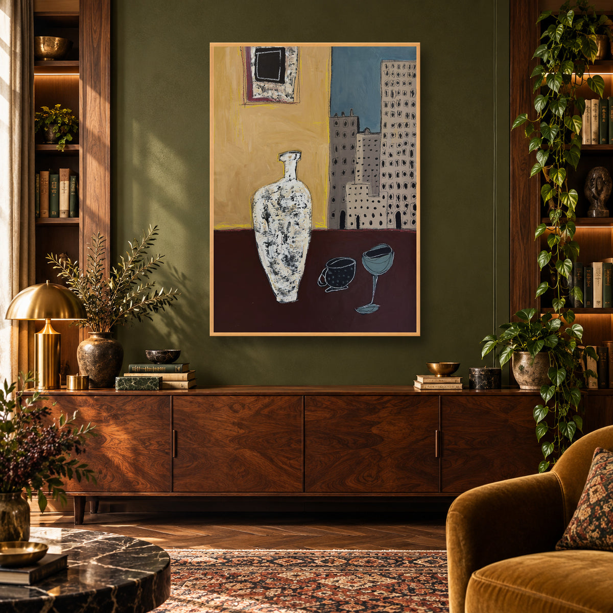 The Shape of a Quiet Life - UNFRAMED CONTEMPORARY Original Painting