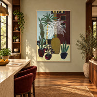 The Garden Inside - UNFRAMED CONTEMPORARY Original Painting