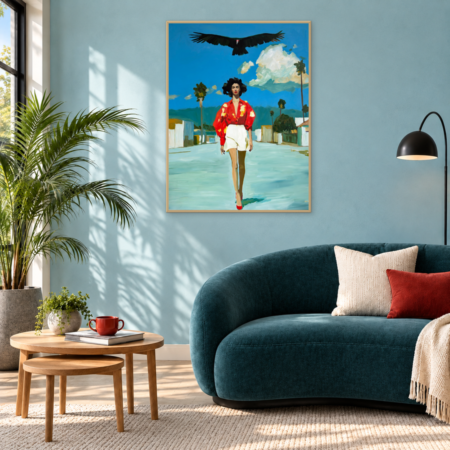 Two Feet and a Heart Beat - Original Painting