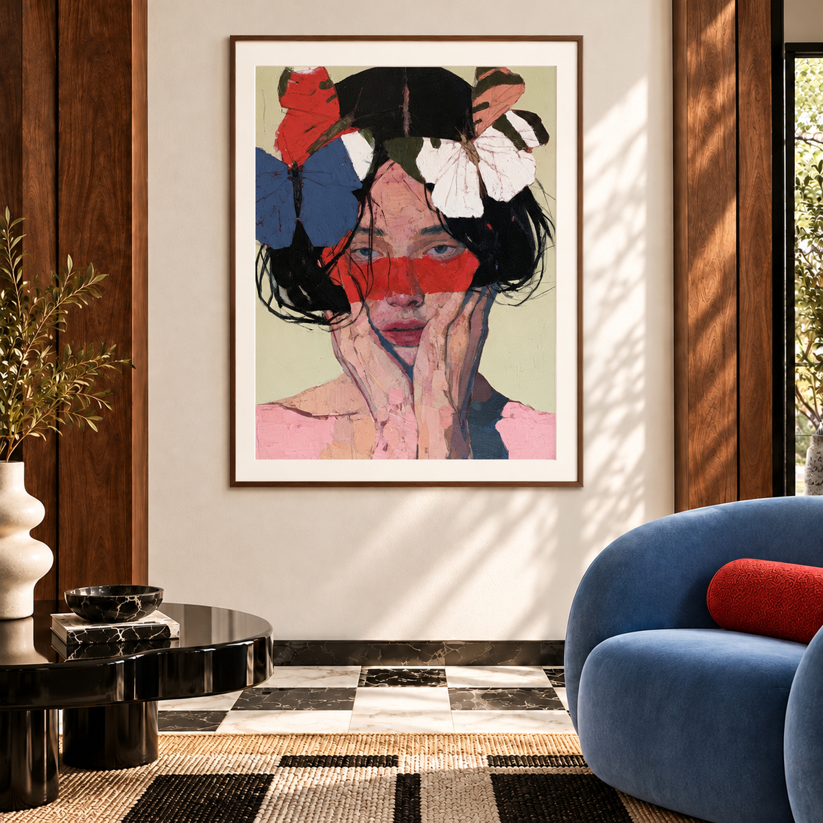 A Flutter of Thoughts - Paper Print