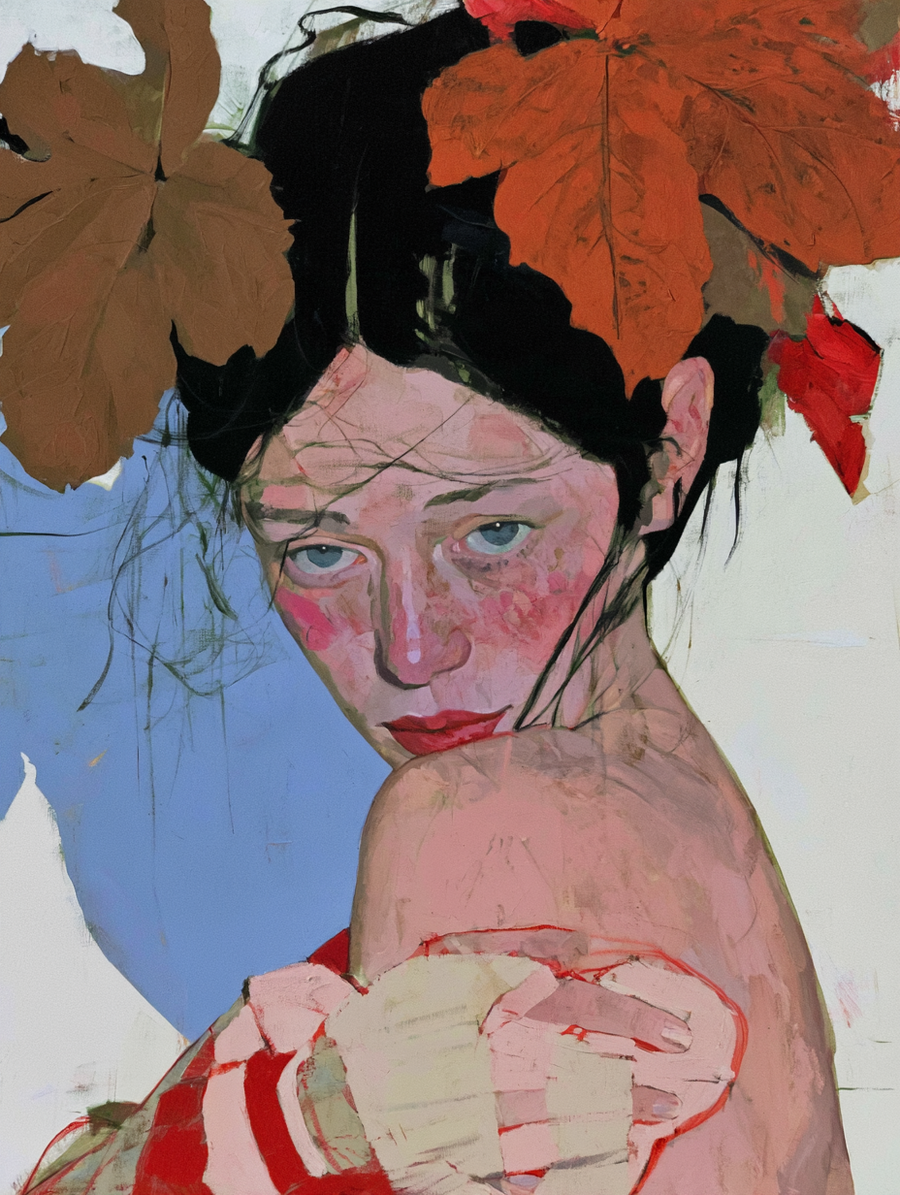 Autumn in Her Eyes - Paper Print