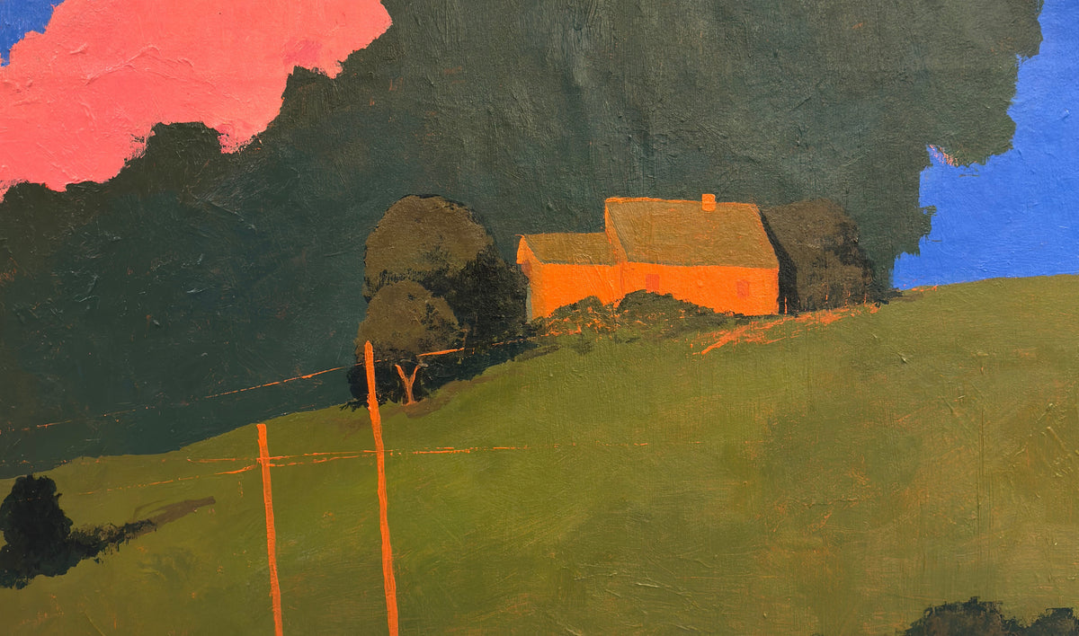 On the Hill - CONTEMPORARY Original Painting
