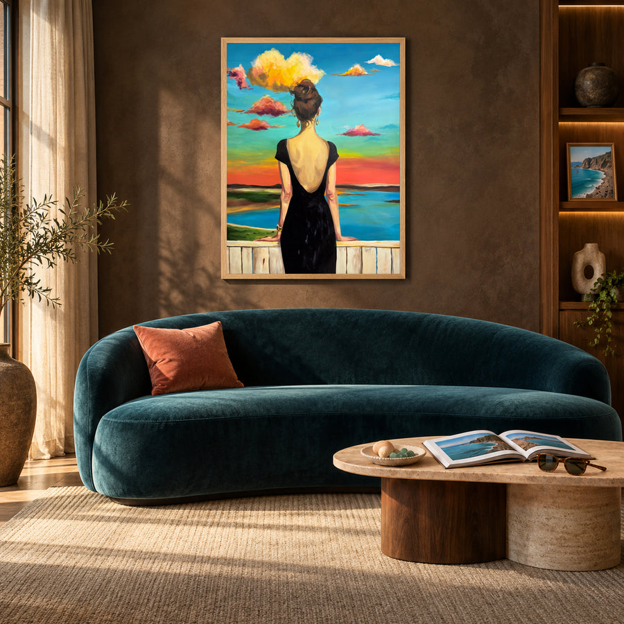 Peace on the Balcony - Original Painting