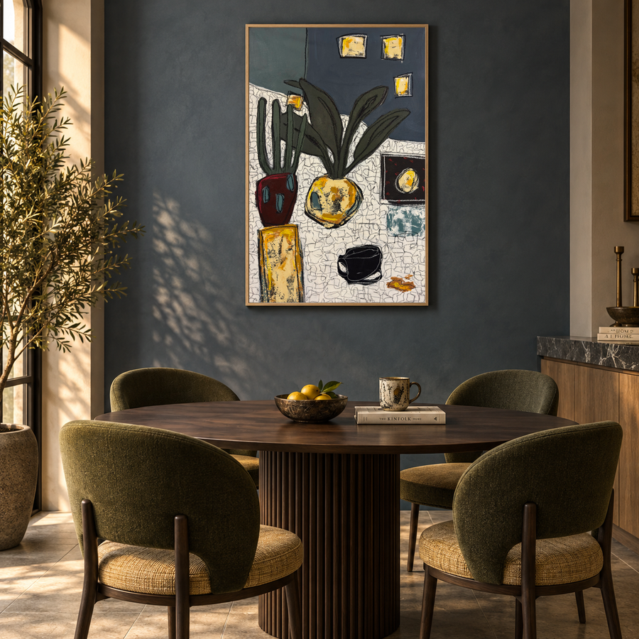 Sunlit Stillness - UNFRAMED CONTEMPORARY Original Painting