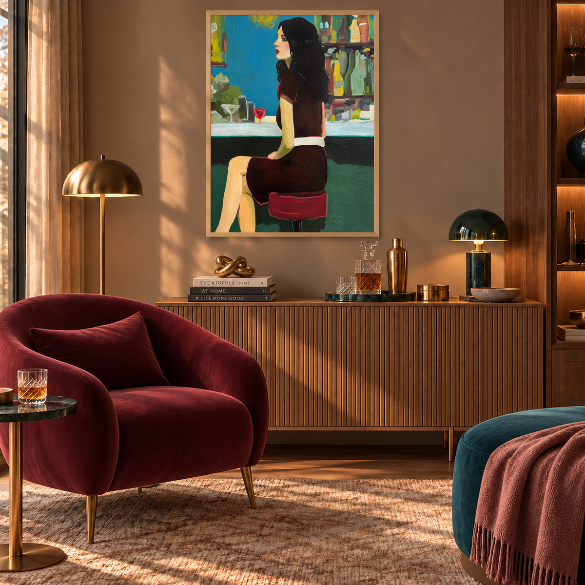 Extended Lay Over - Original Painting
