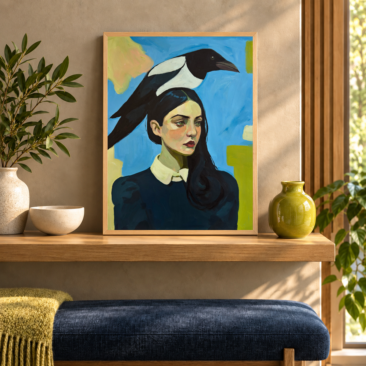 Watcher Above - Original Painting