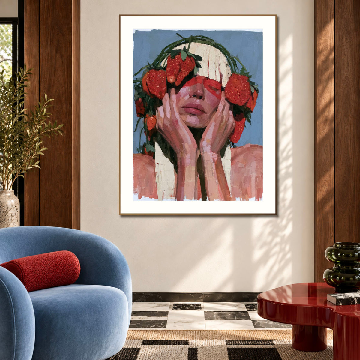 Strawberry Spell - Paper Print