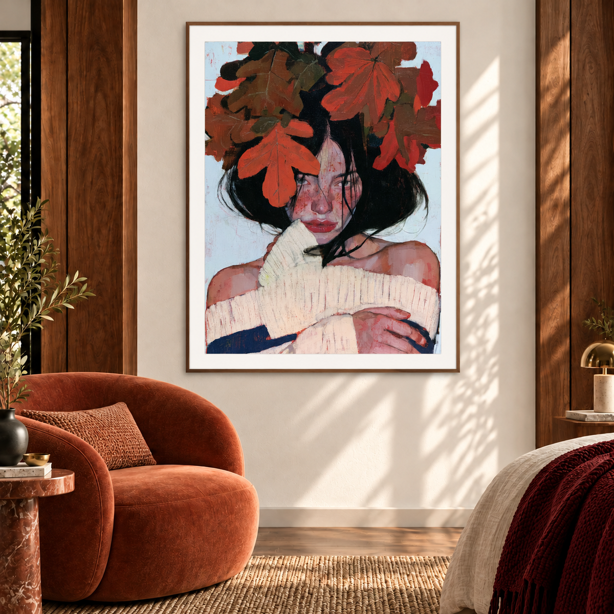 Dressed in October - Paper Print