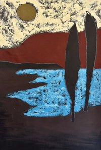 Between Earth and Tide - UNFRAMED CONTEMPORARY Original Painting
