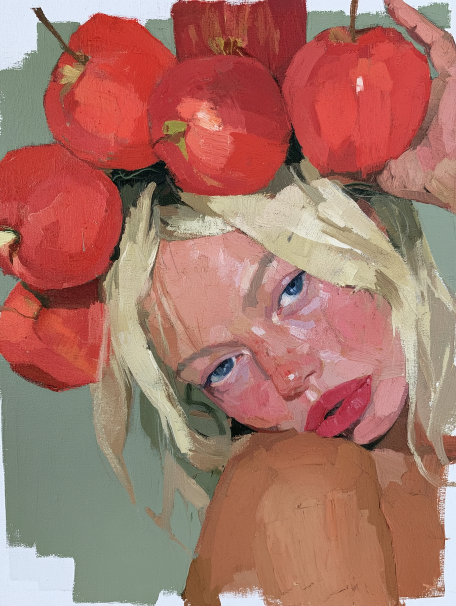 Apple of Her Eye - Paper Print