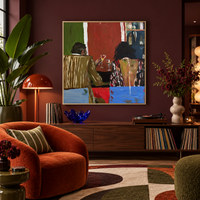 BG 1 - We Came for the Gossip - Original Painting