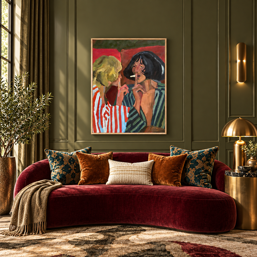 Gossip in Good Light - Original Painting