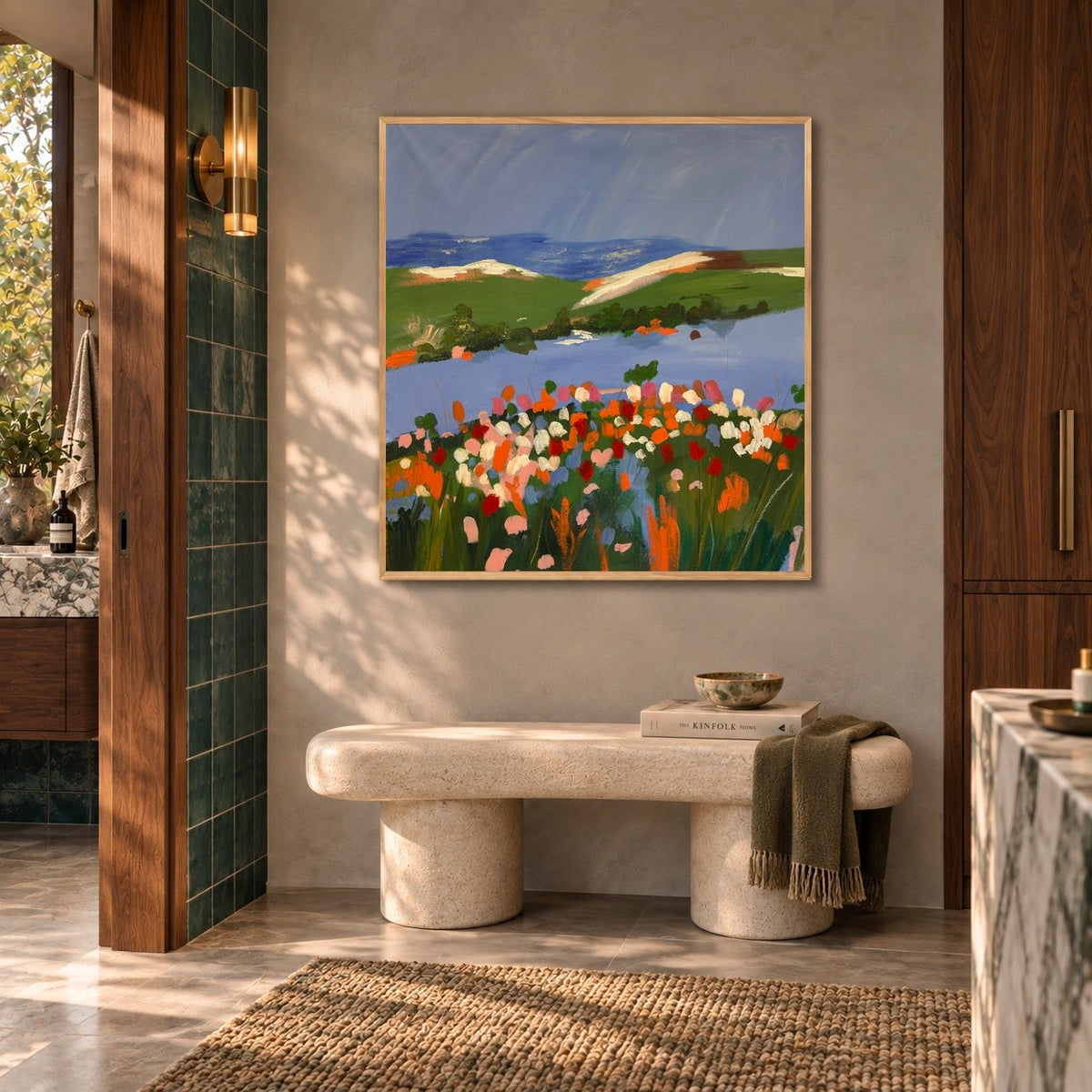 Down by the River - UNFRAMED CONTEMPORARY Original Painting