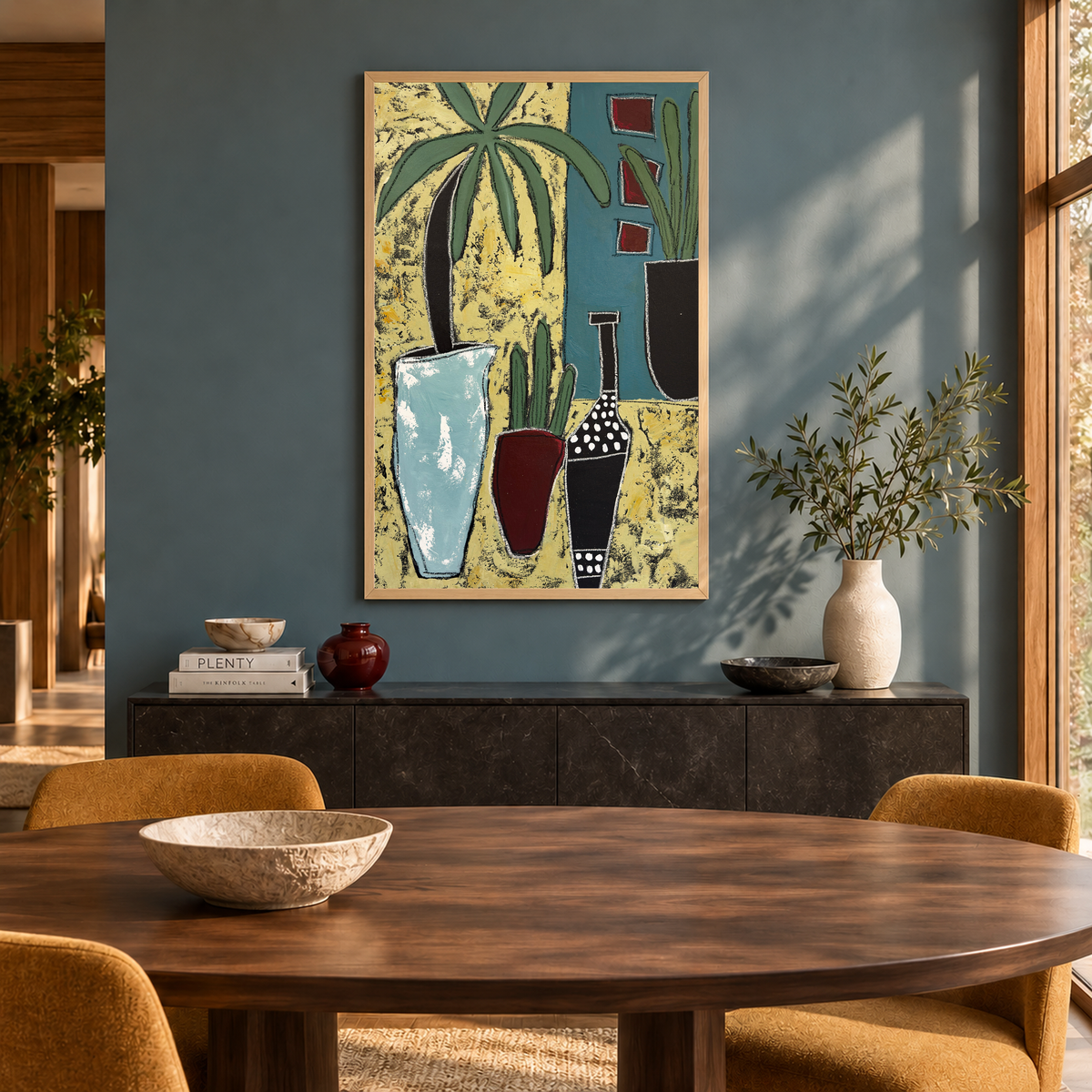 Botanical Still Life - UNFRAMED CONTEMPORARY Original Painting