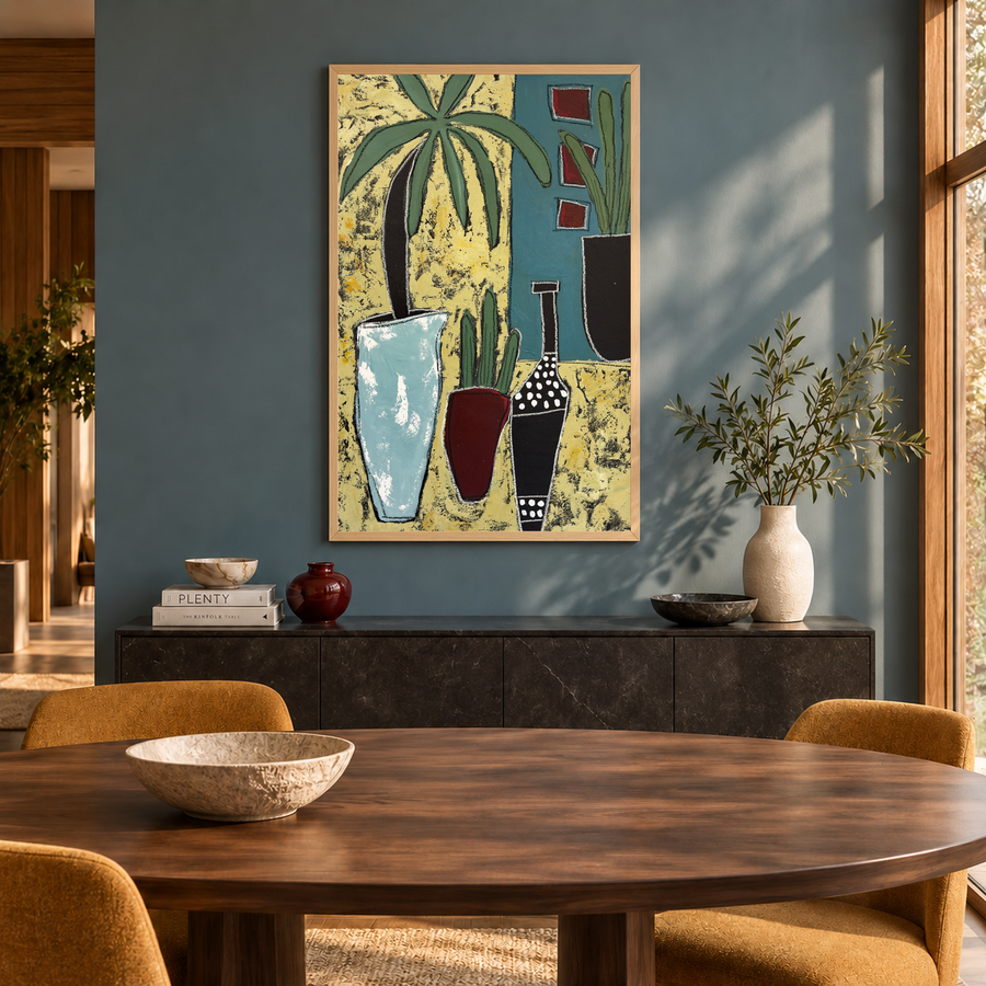 Botanical Still Life - UNFRAMED CONTEMPORARY Original Painting
