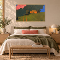 On the Hill - CONTEMPORARY Original Painting
