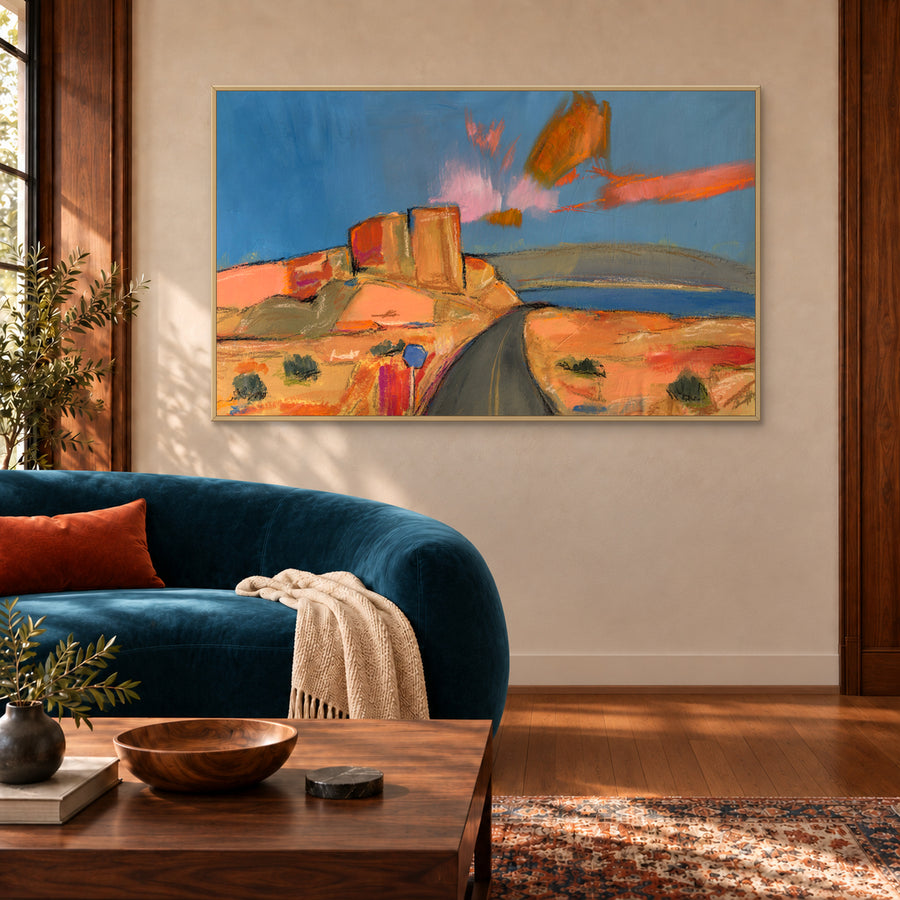 The Highway Home - UNFRAMED CONTEMPORARY Original Painting