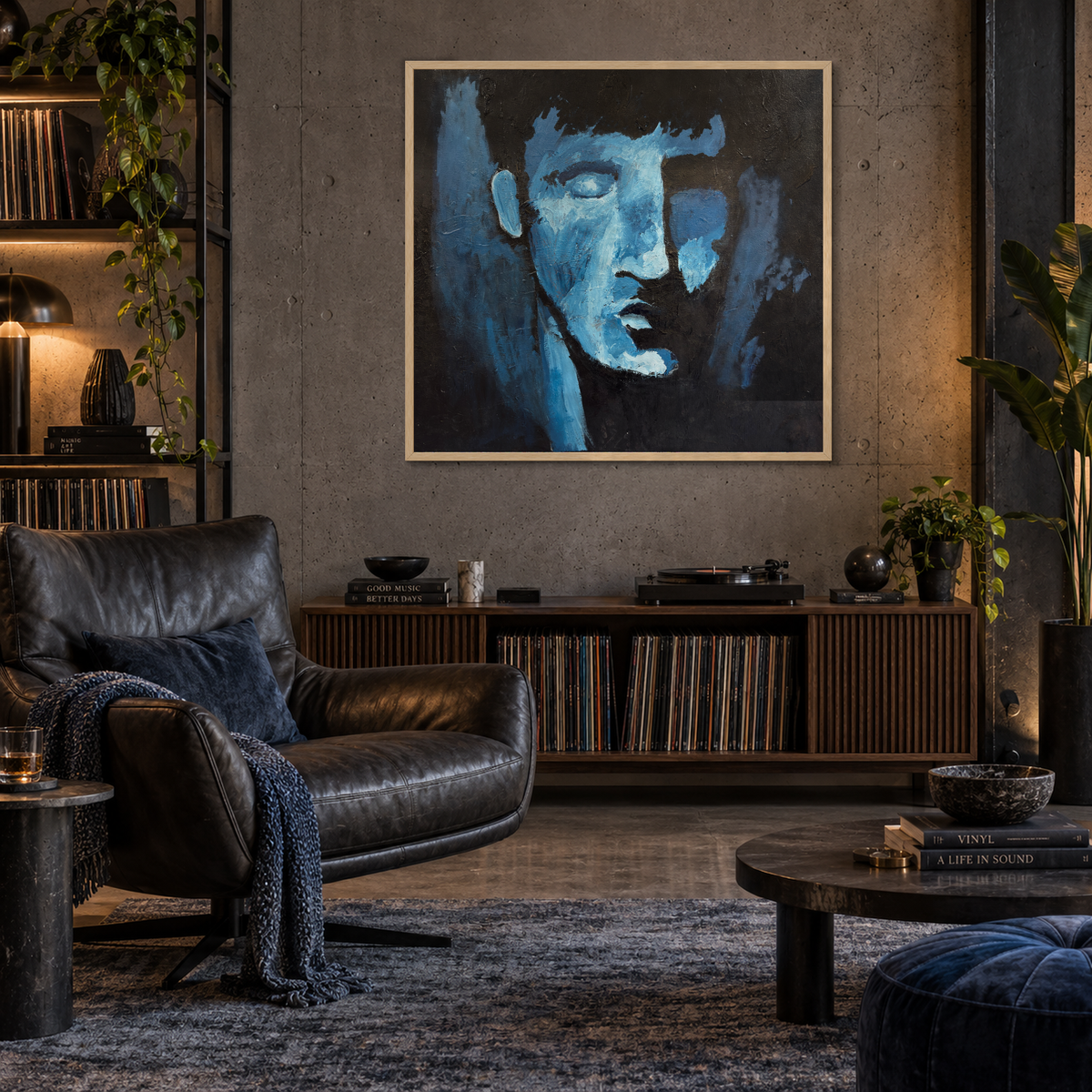 Cold Like a Stone - CONTEMPORARY Original Painting