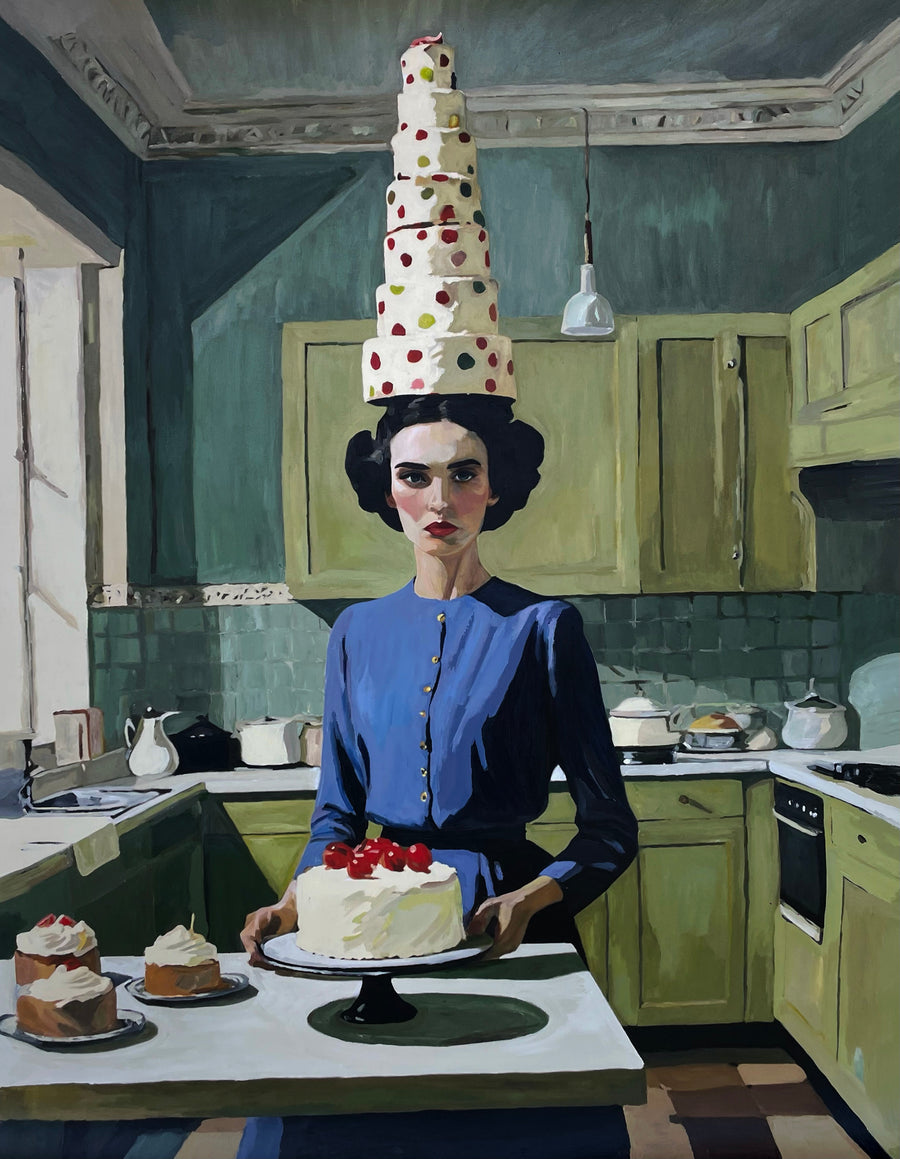 Baker Lady  Limited Edition Print
