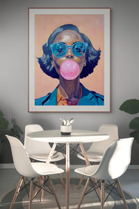Bubble gum babe Print Limited Edition