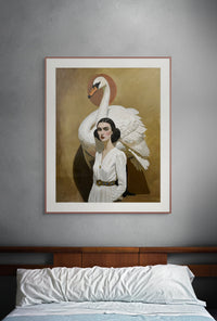 White Embrace Canvas Print
