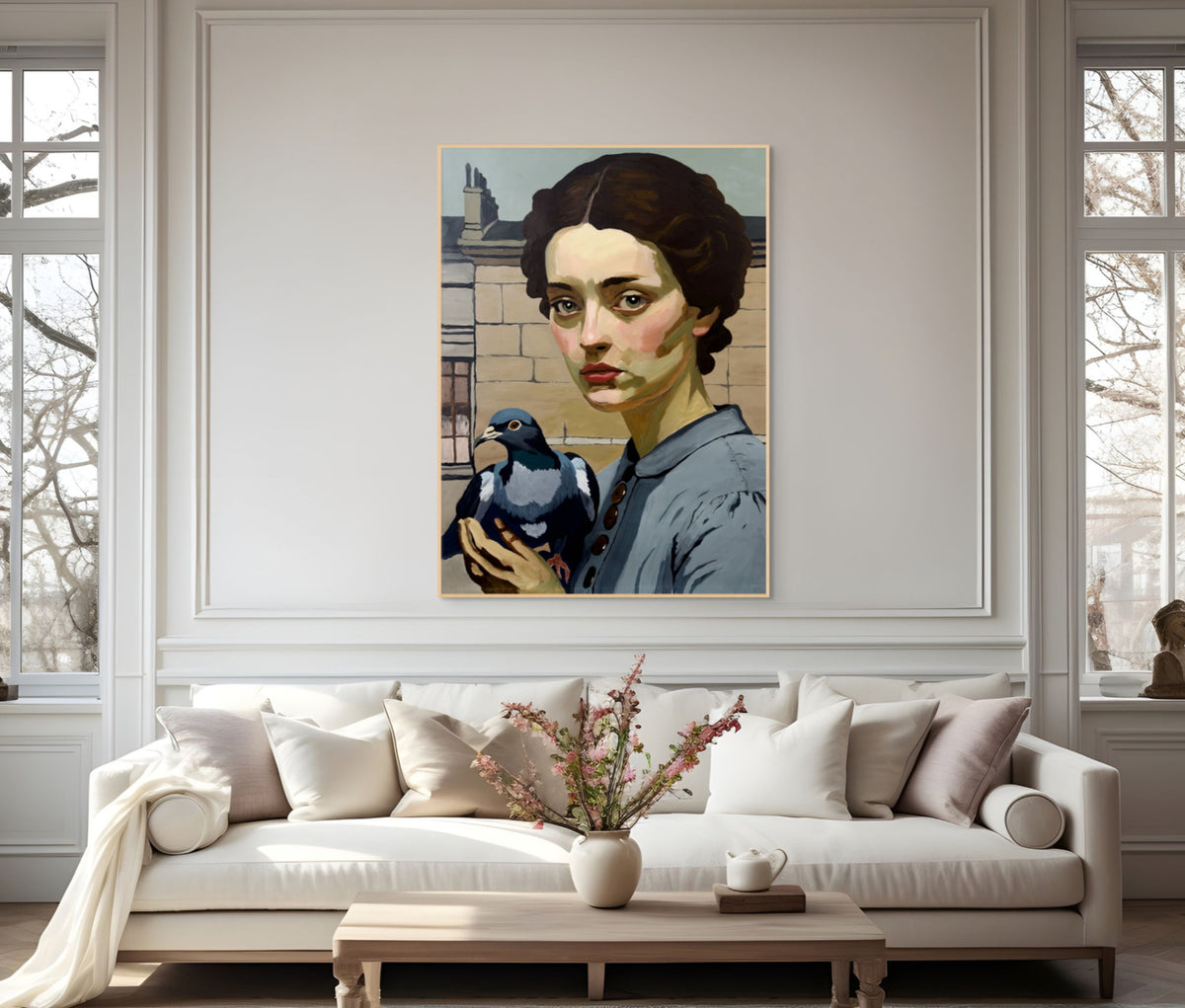 Edge of evening Canvas print