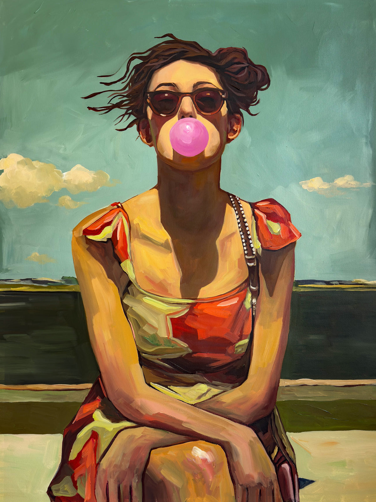 Main Character Vibes - Canvas Print
