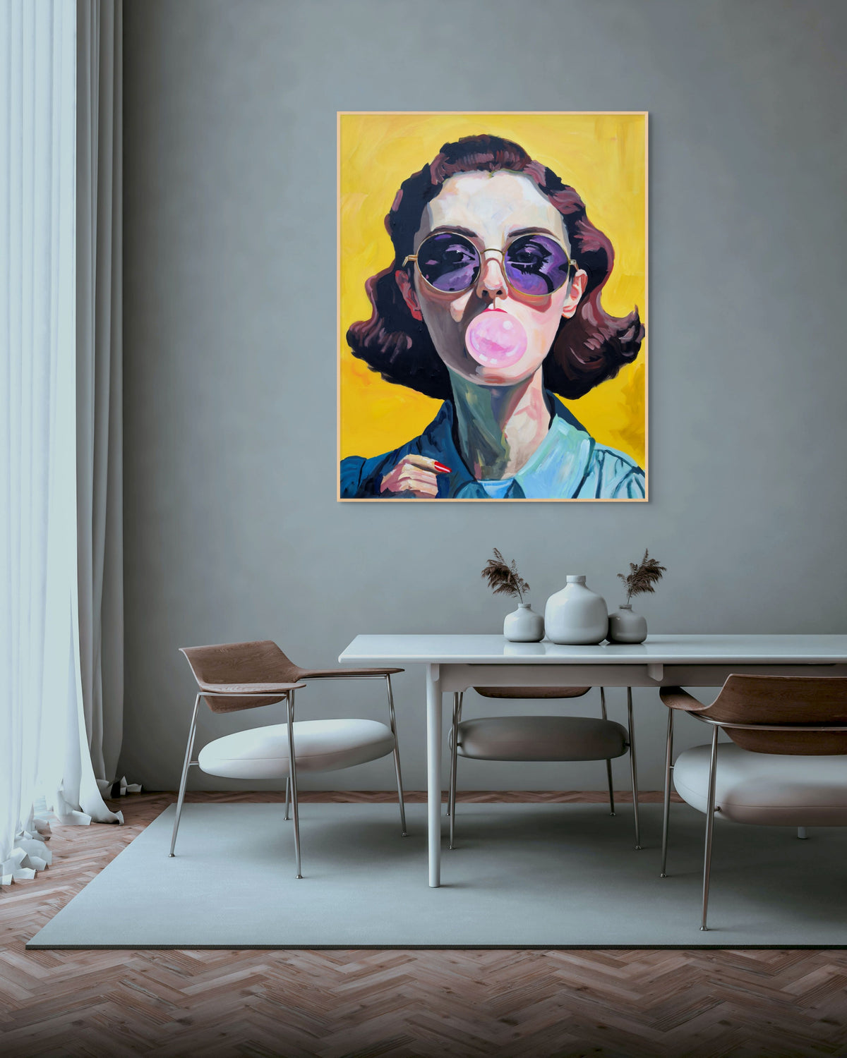 Poppin' Canvas print