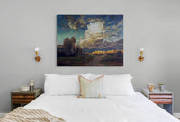 The sky sang Canvas Print