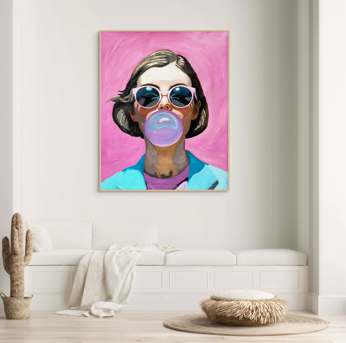 Glam and gum Canvas Print