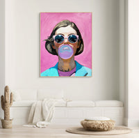 Glam and gum Canvas Print