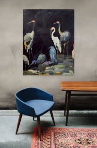 Flightless moment Canvas Print