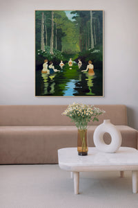 Ladies of the lake Canvas Print