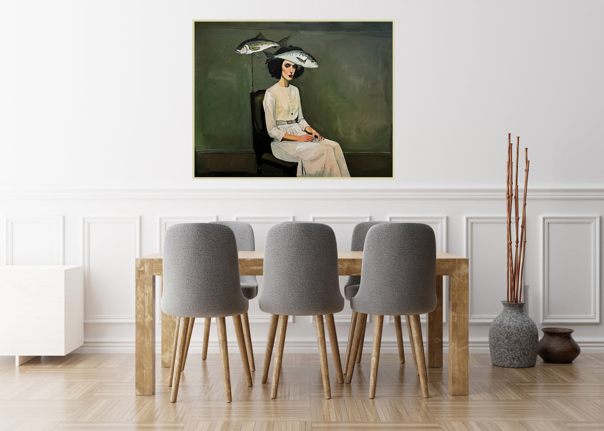 Caught Canvas Print